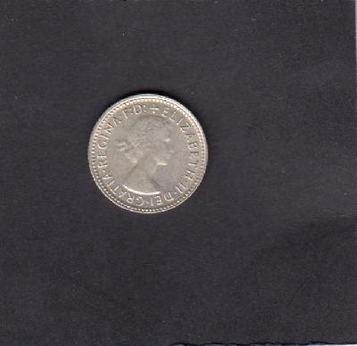 Beschrijving: 6 Pence ELIZABETH II  